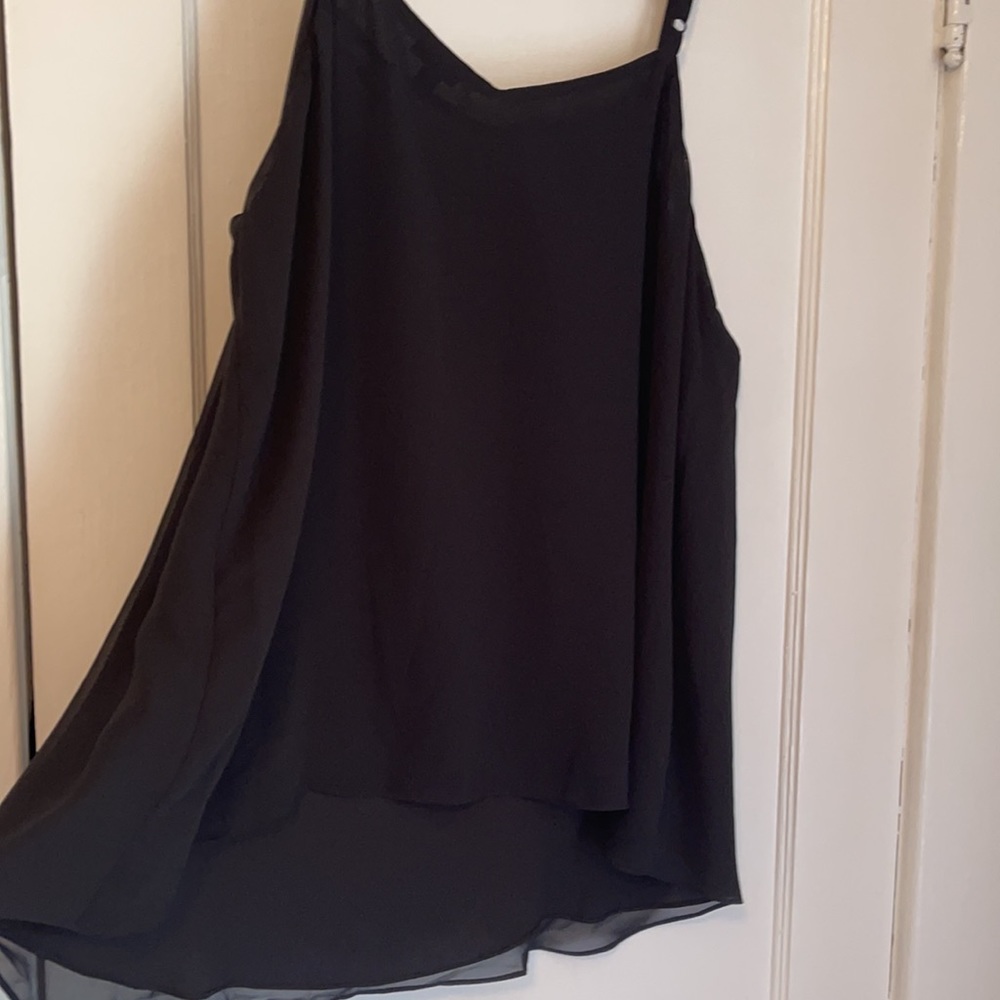 Brand New Torrid Sophie Black Chiffon Cami - 2X